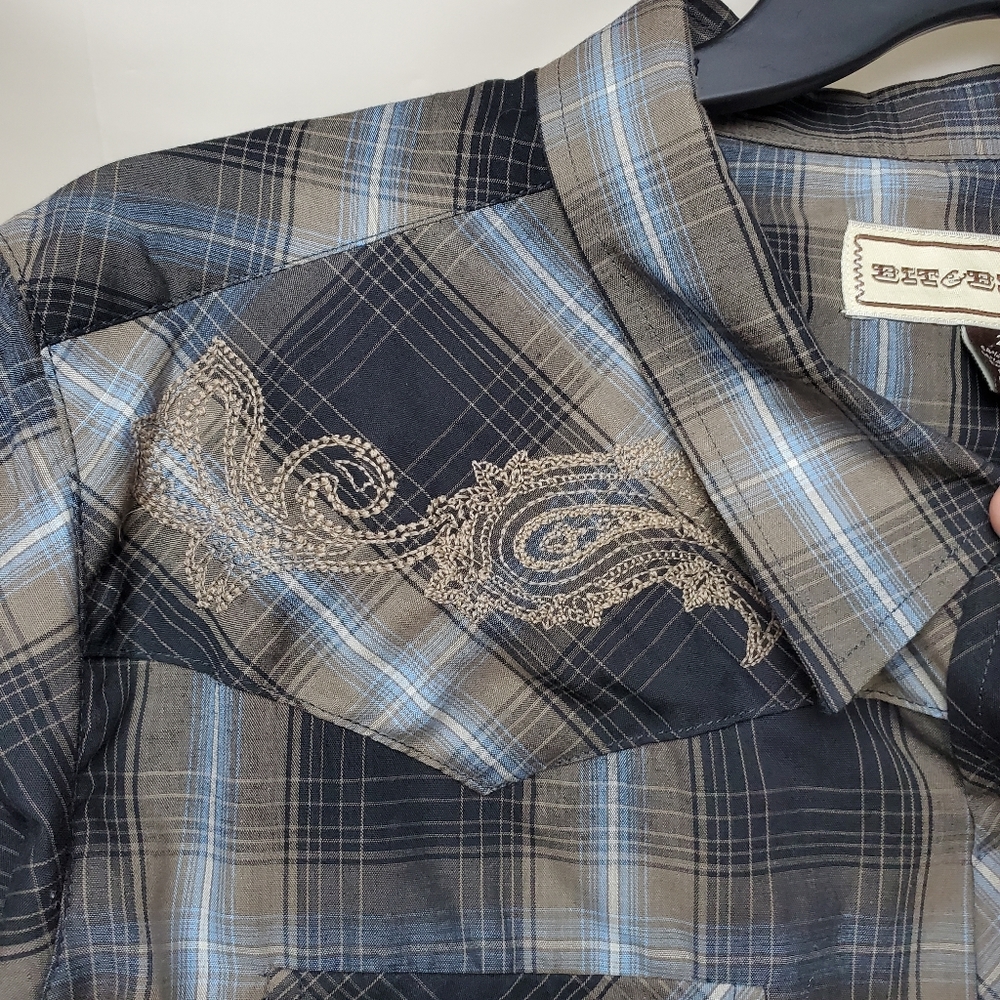 Bit & Bridle Pearl Snap Western Top